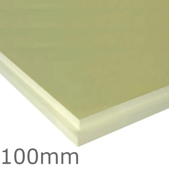 100mm Finnfoam FL300 Extruded Polystyrene XPS Rebated Edge Insulation Board - 1235mm x 585mm