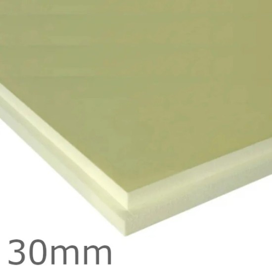 30mm Finnfoam FL300 Extruded Polystyrene XPS Rebated Edge Insulation Board - 1235mm x 585mm