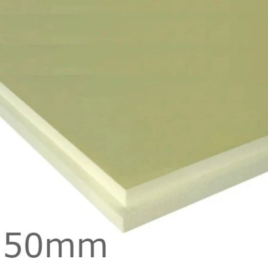 50mm Finnfoam FL300 Extruded Polystyrene XPS Rebated Edge Insulation Board - 1235mm x 585mm