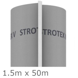 Foliarex Strotex V 135GSM Breather Membrane (Roofs and Walls) 1.5m x 50m Roll Foliarex Strotex V 135GSM Breather Membrane (Roofs and Walls) 1.5m x 50m Roll