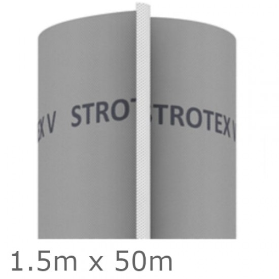 Foliarex Strotex V 135GSM Breather Membrane (Roofs and Walls) 1.5m x 50m Roll