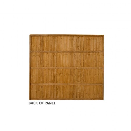 6ft x 5ft 1.83m x 1.52m Forest Garden Closeboard Fence Panel (Pack of 5)