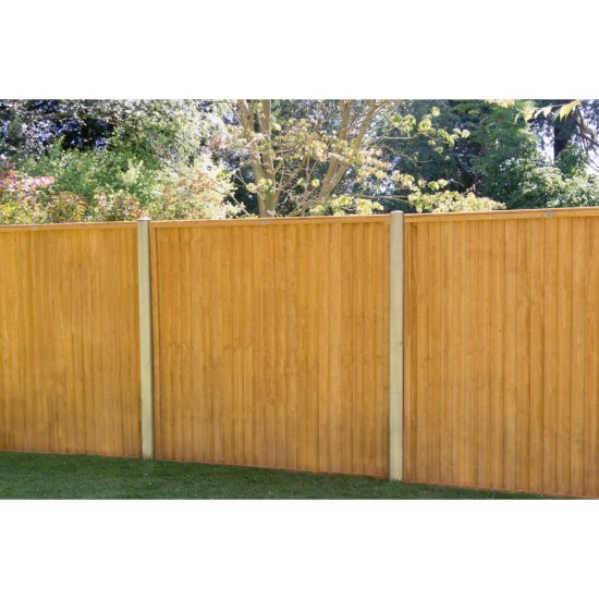 6ft x 5ft 1.83m x 1.52m Forest Garden Closeboard Fence Panel (Pack of 5)