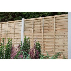 6ft x 5ft (1.83m x 1.52m) Forest Garden Super Lap Pressure Treated Fence Panel 6ft x 5ft (1.83m x 1.52m) Forest Garden Super Lap Pressure Treated Fence Panel