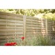 1.8m x 1.8m Forest Garden Pressure Treated Decorative Horizontal Hit and Miss Fence Panel (Pack of 5)