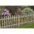 6ft x 3ft (1.83m x 0.9m) Forest Garden Pressure Treated Ultima Pale Picket Fence Panel (Pack of 4)