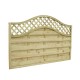 1.8m x 1.2m Forest Garden Pressure Treated Decorative Europa Prague Fence Panel (Pack of 4) 1.8m x 1.2m Forest Garden Pressure Treated Decorative Europa Prague Fence Panel (Pack of 4)