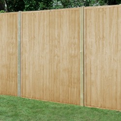 6ft x 6ft (1.83m x 1.83m) Forest Garden Pressure Treated Closeboard Fence Panel (Pack of 5) 6ft x 6ft (1.83m x 1.83m) Forest Garden Pressure Treated Closeboard Fence Panel (Pack of 5)