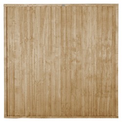 6ft x 6ft (1.83m x 1.83m) Forest Garden Pressure Treated Closeboard Fence Panel (Pack of 5) 6ft x 6ft (1.83m x 1.83m) Forest Garden Pressure Treated Closeboard Fence Panel (Pack of 5)