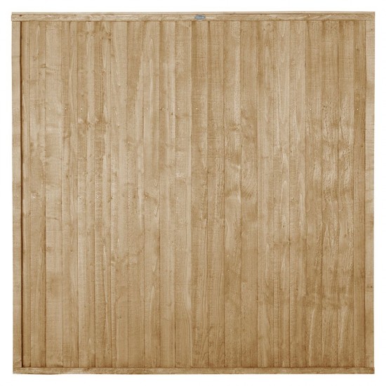 6ft x 6ft (1.83m x 1.83m) Forest Garden Pressure Treated Closeboard Fence Panel (Pack of 5)