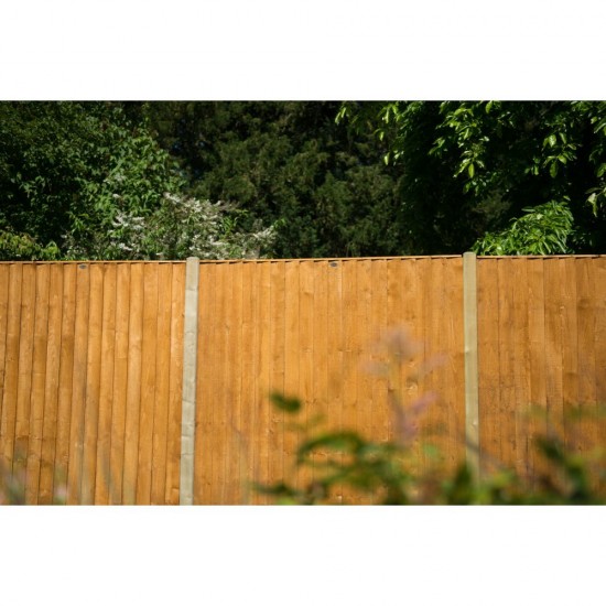 6ft x 5ft (1.83m x 1.54m) Forest Garden Featheredge Fence Panel (Pack of 5)