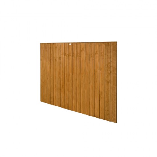 6ft x 5ft (1.83m x 1.54m) Forest Garden Featheredge Fence Panel (Pack of 5)