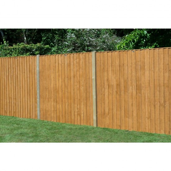 6ft x 5ft (1.83m x 1.54m) Forest Garden Featheredge Fence Panel (Pack of 3) 6ft x 5ft (1.83m x 1.54m) Forest Garden Featheredge Fence Panel (Pack of 3)