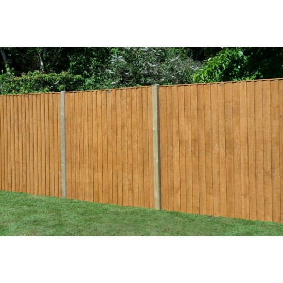 6ft x 5ft (1.83m x 1.54m) Forest Garden Featheredge Fence Panel (Pack of 4)