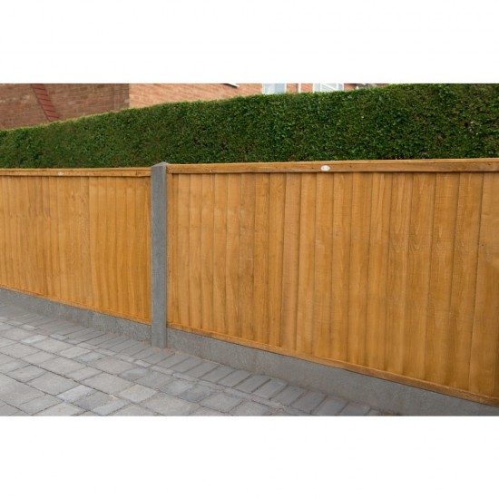 6ft x 4ft (1.83m x 1.22m) Forest Garden Closeboard Fence Panel (Pack of 4)