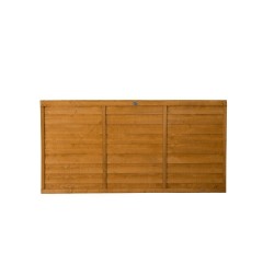 6ft x 3ft (1.83m x 0.91m) Forest Garden Dip Treated Overlap Fence Panel (Pack of 3) 6ft x 3ft (1.83m x 0.91m) Forest Garden Dip Treated Overlap Fence Panel (Pack of 3)