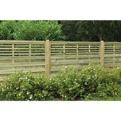 1.8m x 1.2m Forest Garden Pressure Treated Decorative Kyoto Fence Panel (Pack of 4) 1.8m x 1.2m Forest Garden Pressure Treated Decorative Kyoto Fence Panel (Pack of 4)