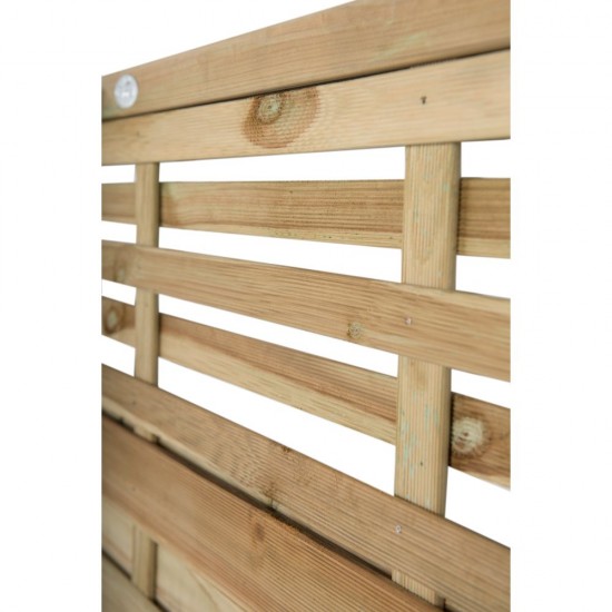 1.8m x 1.8m Forest Garden Pressure Treated Decorative Kyoto Fence Panel (Pack of 3) 1.8m x 1.8m Forest Garden Pressure Treated Decorative Kyoto Fence Panel (Pack of 3)