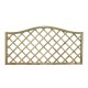 1.8m x 0.9m Forest Garden Pressure Treated Decorative Europa Hamburg Garden Screen (Pack of 3)