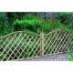 1.8m x 0.9m Forest Garden Pressure Treated Decorative Europa Hamburg Garden Screen (Pack of 3)