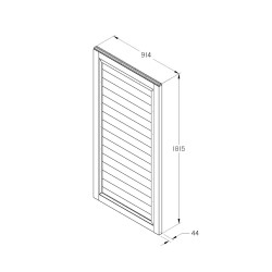 Forest Garden Lap Gate 6ft (1.82m High) Forest Garden Lap Gate 6ft (1.82m High)