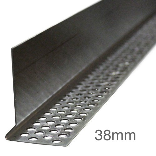 38mm Hardie Plank Aluminium Starter Profile with Ventilation - 3m Length 38mm Hardie Plank Aluminium Starter Profile with Ventilation - 3m Length