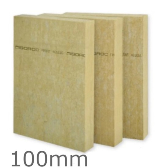 100mm Isoroc Isofas Mineral Wool Insulation Slab - 1000mm x 600mm - 3 pack