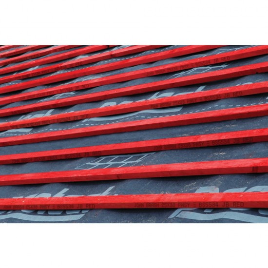 25mm x 50mm x 3.6m John Brash BS5534 Red Graded Treated Timber Roofing Batten 25mm x 50mm x 3.6m John Brash BS5534 Red Graded Treated Timber Roofing Batten