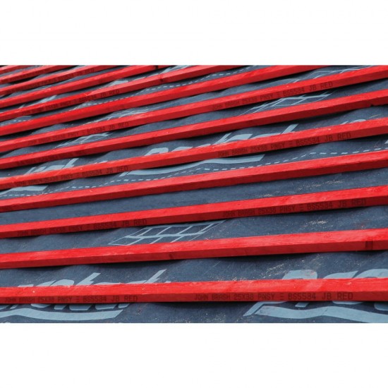 25mm x 50mm x 3.6m John Brash BS5534 Red Graded Treated Timber Roofing Batten