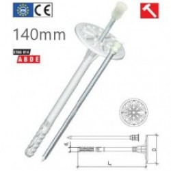 140mm LMX10 Klimas W-M Universal Insulation Panel Fixing with Metal Pin (200 pcs) 140mm LMX10 Klimas W-M Universal Insulation Panel Fixing with Metal Pin (200 pcs)