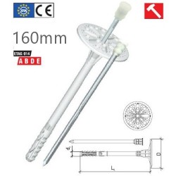160mm LMX10 Klimas W-M Universal Insulation Panel Fixing with Metal Pin (200 pcs) 160mm LMX10 Klimas W-M Universal Insulation Panel Fixing with Metal Pin (200 pcs)