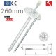 260mm LMX10 Klimas W-M Universal Insulation Panel Fixing with Metal Pin (100 pcs)