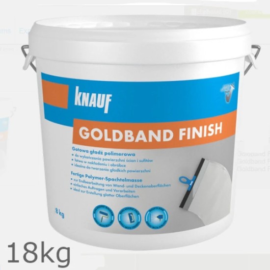 Knauf Goldband Finish - Readymade Polymer Plaster 18Kg