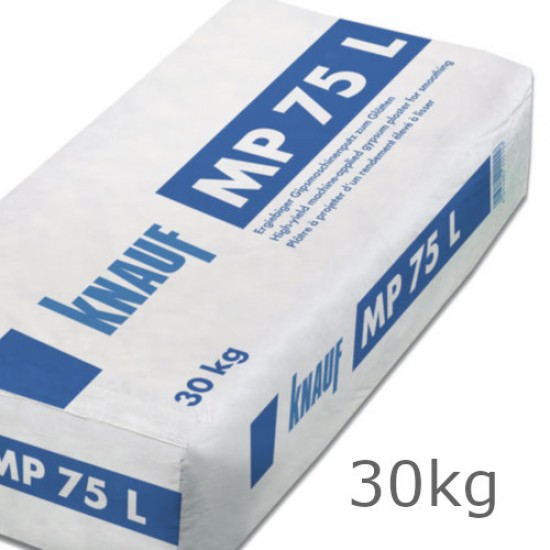 Knauf MP 75 L - Pre-Mixed Dry Gypsum Plaster - 30 Kg