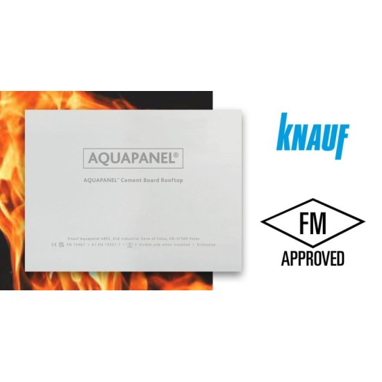 6mm Knauf Rooftop Aquapanel Cement Board - 900mm x 1200mm