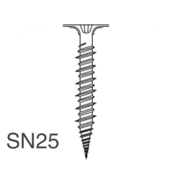 4.2mm x 25mm Knauf SN25 Aquapanel Maxi Screws (box of 1000) 4.2mm x 25mm Knauf SN25 Aquapanel Maxi Screws (box of 1000)