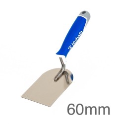 60mm Kubala Stucco Trowel - Stainless Steel Blade with a Welded-on Soft Handle 60mm Kubala Stucco Trowel - Stainless Steel Blade with a Welded-on Soft Handle