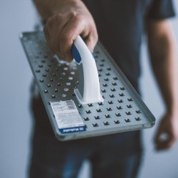 360mm x 160mm Kubala Abrasive Tool - Grinder for Polystyrene - 3K soft handle - MASTER LINE