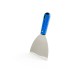 75mm Kubala Stainless Steel Spatula - Conically Ground Edge - 2K Soft handle - Silver Line 75mm Kubala Stainless Steel Spatula - Conically Ground Edge - 2K Soft handle - Silver Line