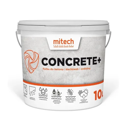 MITECH CONCRETE+ - Dispersion Paint for Concrete Surfaces - 10L MITECH CONCRETE+ - Dispersion Paint for Concrete Surfaces - 10L