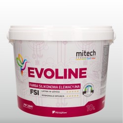 MITECH FSI Evoline - Microsphere‑Containing Silicone Façade Paint - 10 L