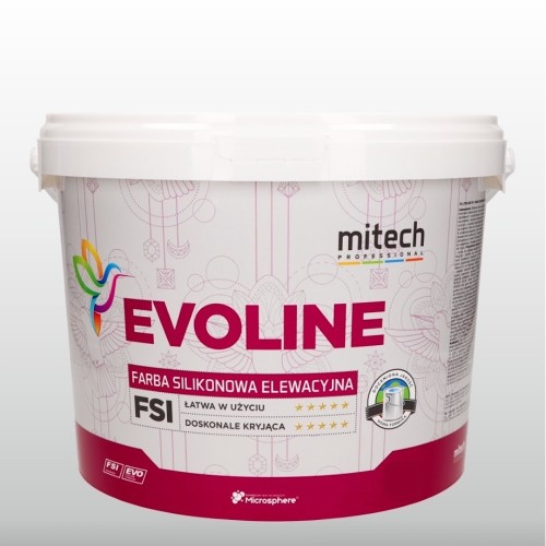 MITECH FSI Evoline - Microsphere‑Containing Silicone Façade Paint - 5 L