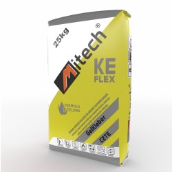 MITECH KE Flex - Elastic Adhesive with Gel Formula for Ceramic Tiles (C2TE) - 25kg