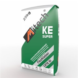 MITECH KE Super - Flexible Ceramic Tile Adhesive (C2TE; S1) - 25kg