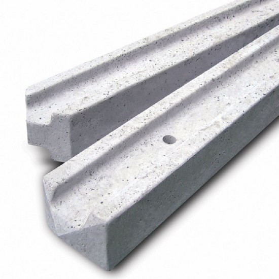 Marshalls Concrete Fence Post Slotted End 7ft (Pack of 6) Marshalls Concrete Fence Post Slotted End 7ft (Pack of 6)