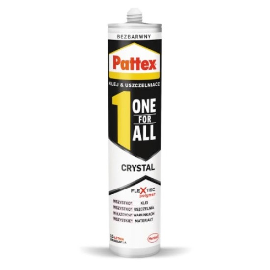 Pattex One-for-All Crystal Polymer Adhesive Sealant (290g)
