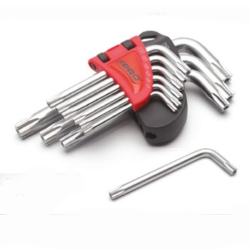 PRO Tools Set - 9 Torx Key Wrench Set with Short Hole PRO Tools Set - 9 Torx Key Wrench Set with Short Hole