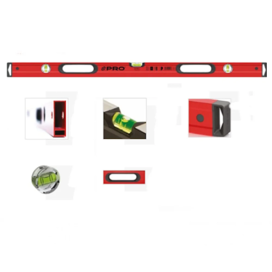 Pro Tools 1200mm Spirit Level with Handles