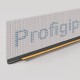 6mm Profigips Graphite PVC APU Bead with Mesh - Window Profile with Gasket - 2.5m length 6mm Profigips Graphite PVC APU Bead with Mesh - Window Profile with Gasket - 2.5m length