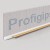 9mm Profigips White PVC APU Bead with Mesh - Window Profile with Gasket - 2.5m length